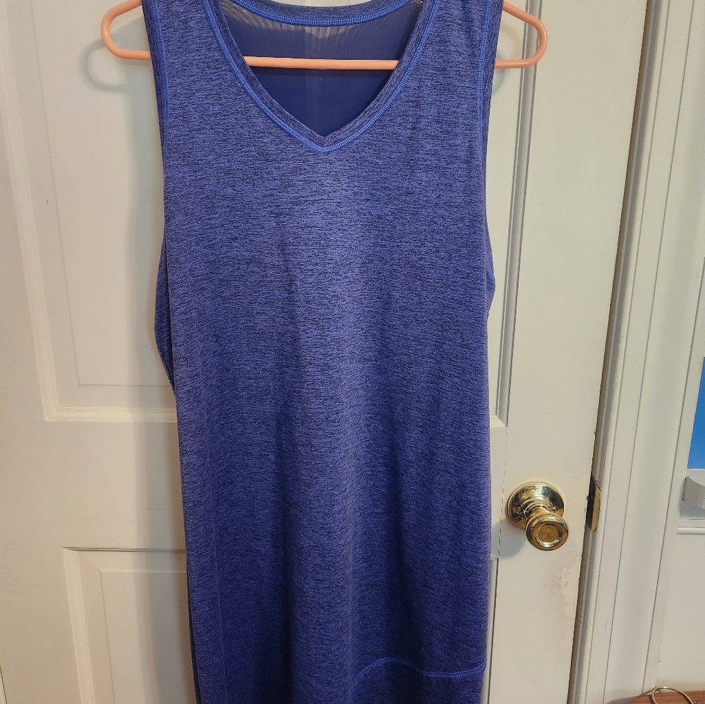 Tek Gear DryTEK Heathered Blue Athletic Dress XL - Picture 2 of 8